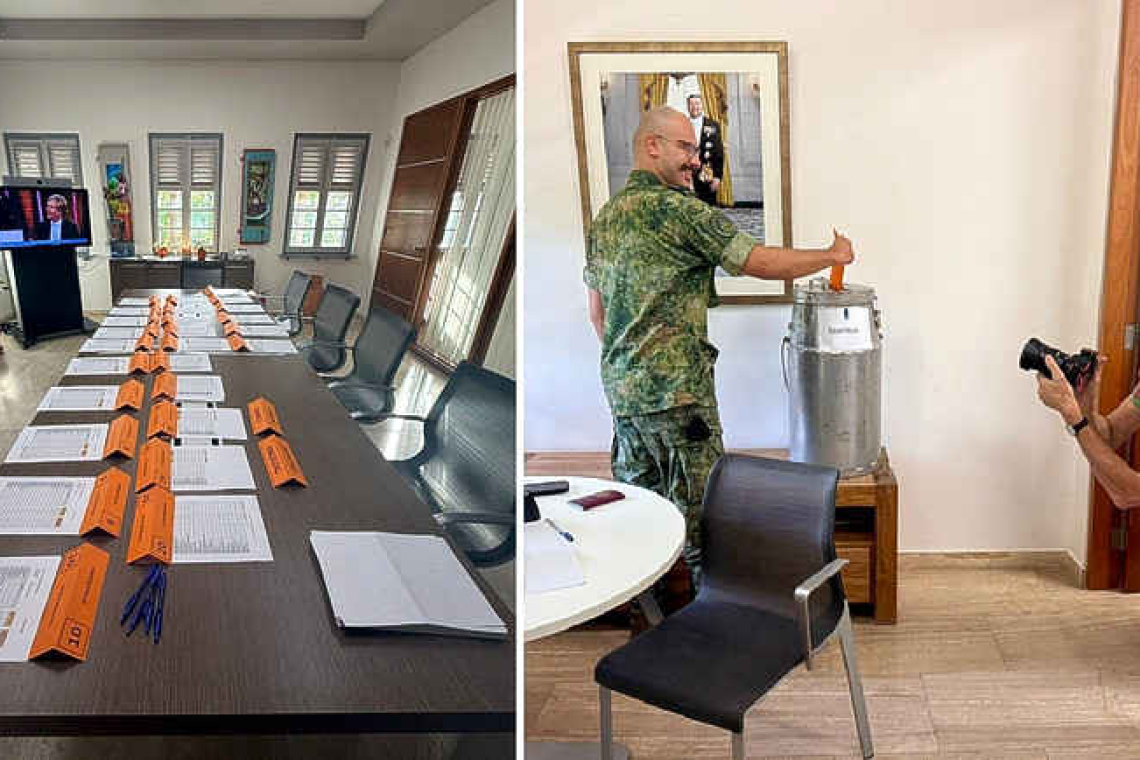 Dutch voters on St. Maarten cast  ballots in Parliamentary election