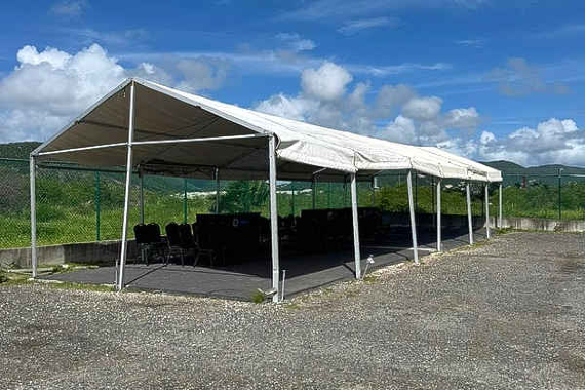Tent covering at Port St Maarten completed Thurs., CEO  says Port committed to providing world-class facilities