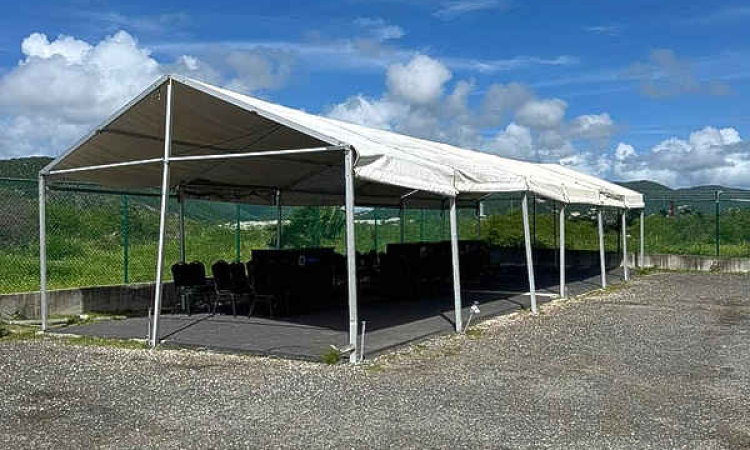 Tent covering at Port St Maarten completed Thurs., CEO  says Port committed to providing world-class facilities