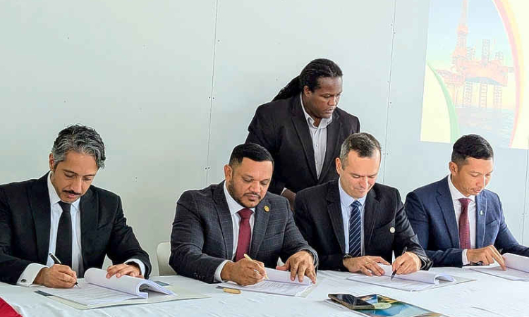       US$15M signing bonus as first petroleum  agreement inked under new legal framework