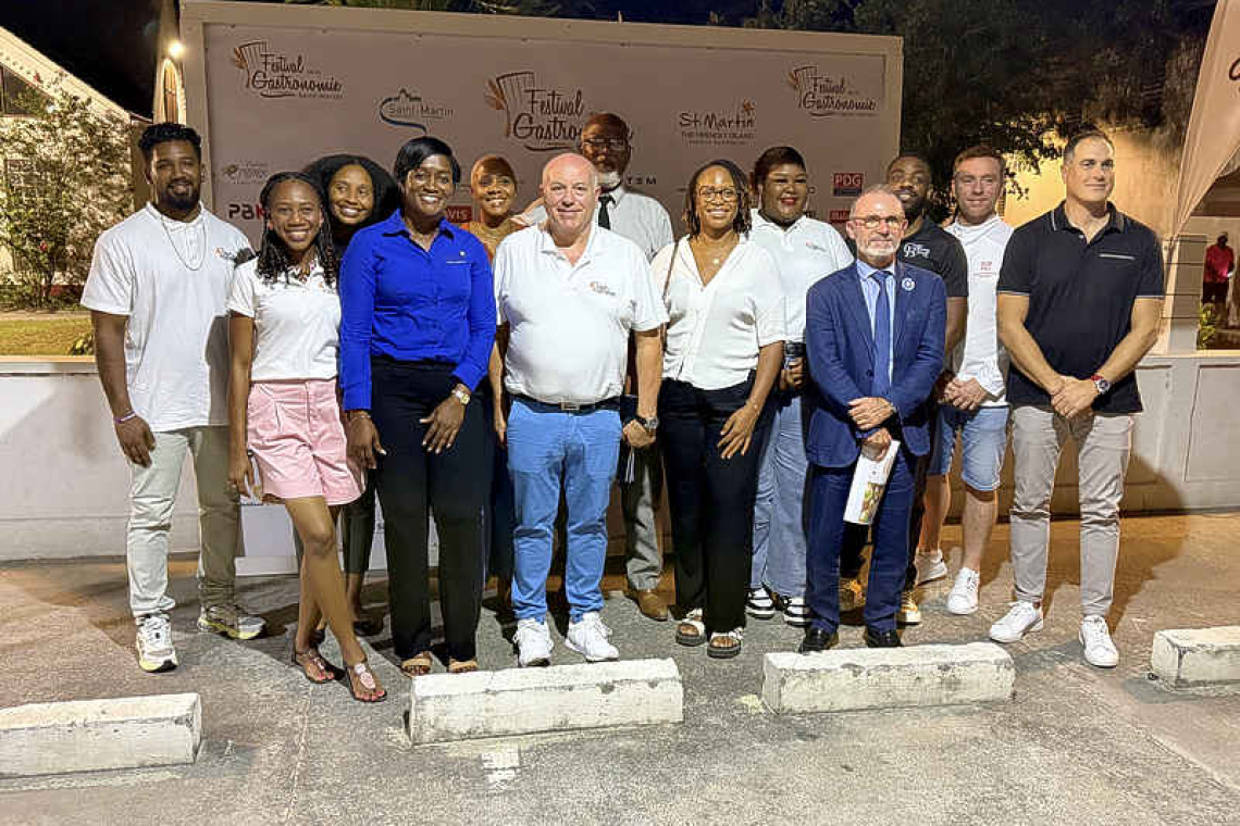 5th Gastronomy Festival officially  launched on Grand Case Boulevard