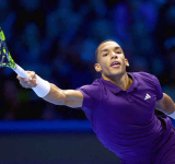 Auger-Aliassime off the mark at ATP Finals with battling win over Shelton  