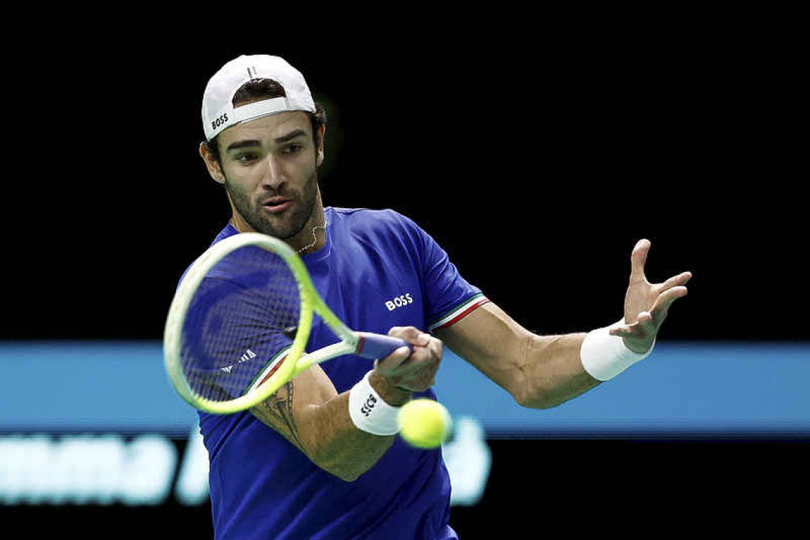 Holders Italy ease past Austria to reach Davis Cup semi-finals