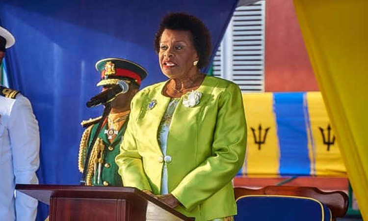       President Mason bids  farewell at St Ann’s Fort