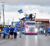 Curaçao welcomes back national  team with large victory motorcade