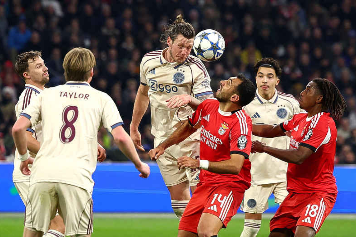 Benfica win first Champions League points but Ajax remain bottom