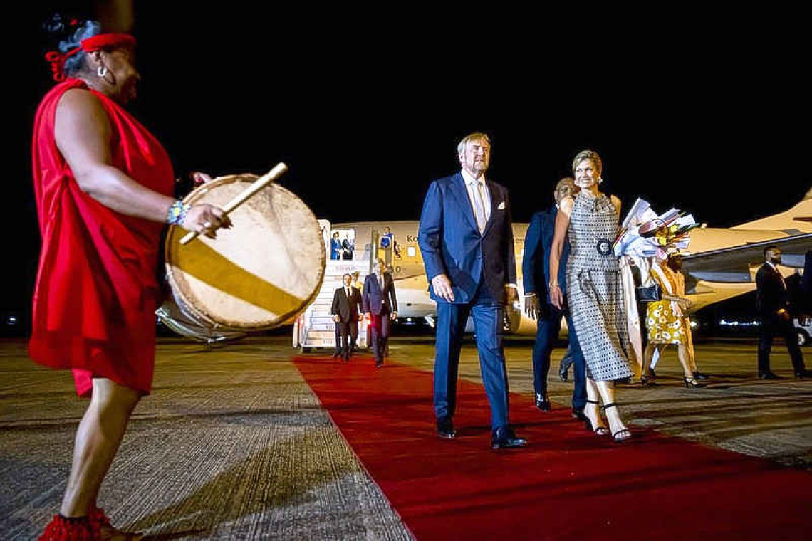 Dutch King and Queen on the first state visit to Suriname in 47 years