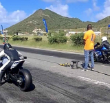 Drag racing event on Sunday  delivered fast and furious action