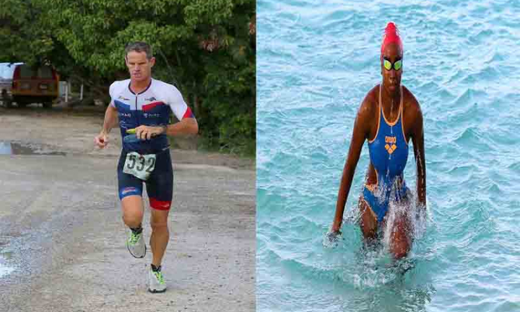 Over 100 athletes competed in  Sunday’s 2025 SXM Aquathlon