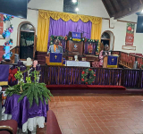 Thanksgiving service held in Statia  for the end of the hurricane season