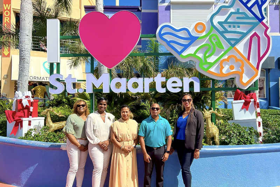    ‘I Love St. Maarten’ sign installed at  Port in destination branding rollout