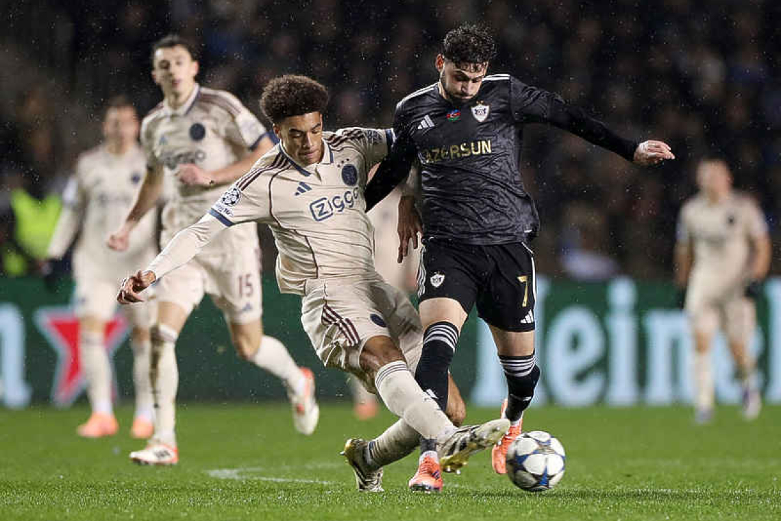 Ajax earn first Champions League points in win at Qarabag, Villarreal beaten by Copenhagen