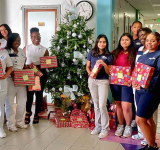 Rotary Club of St. Martin Sunset brings  Christmas cheer to children in hospital