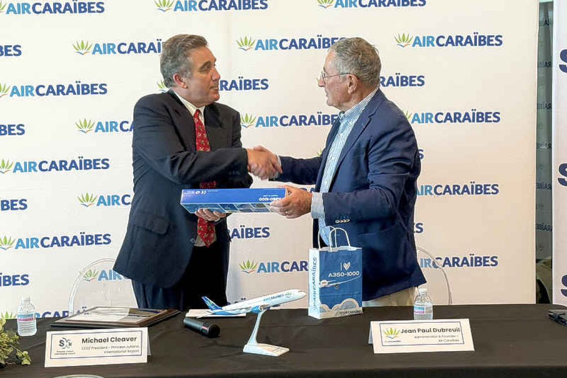 Air Caraïbes resumes direct flights  from Paris-Orly to St. Maarten PJIA