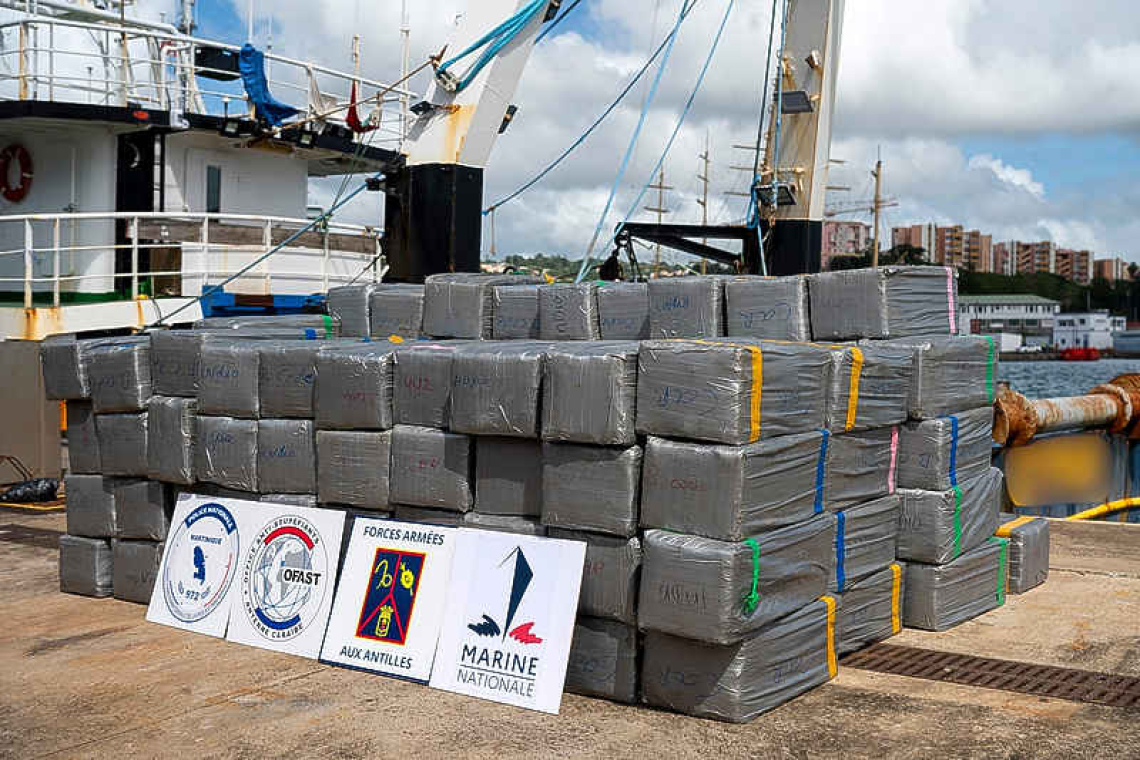 4, 200 kilos of cocaine seized by  the Armed Forces of the Antilles