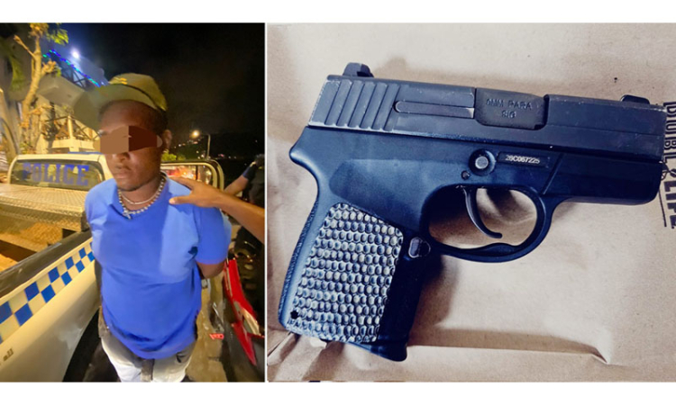 Suspect with illegal firearm  arrested on Christmas Eve