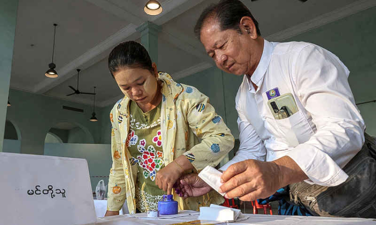 Weak turnout seen in Myanmar's  phased election, first since 2021 coup