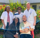 Mason, St Maarten’s first baby of the new year born just after midnight on Jan 1