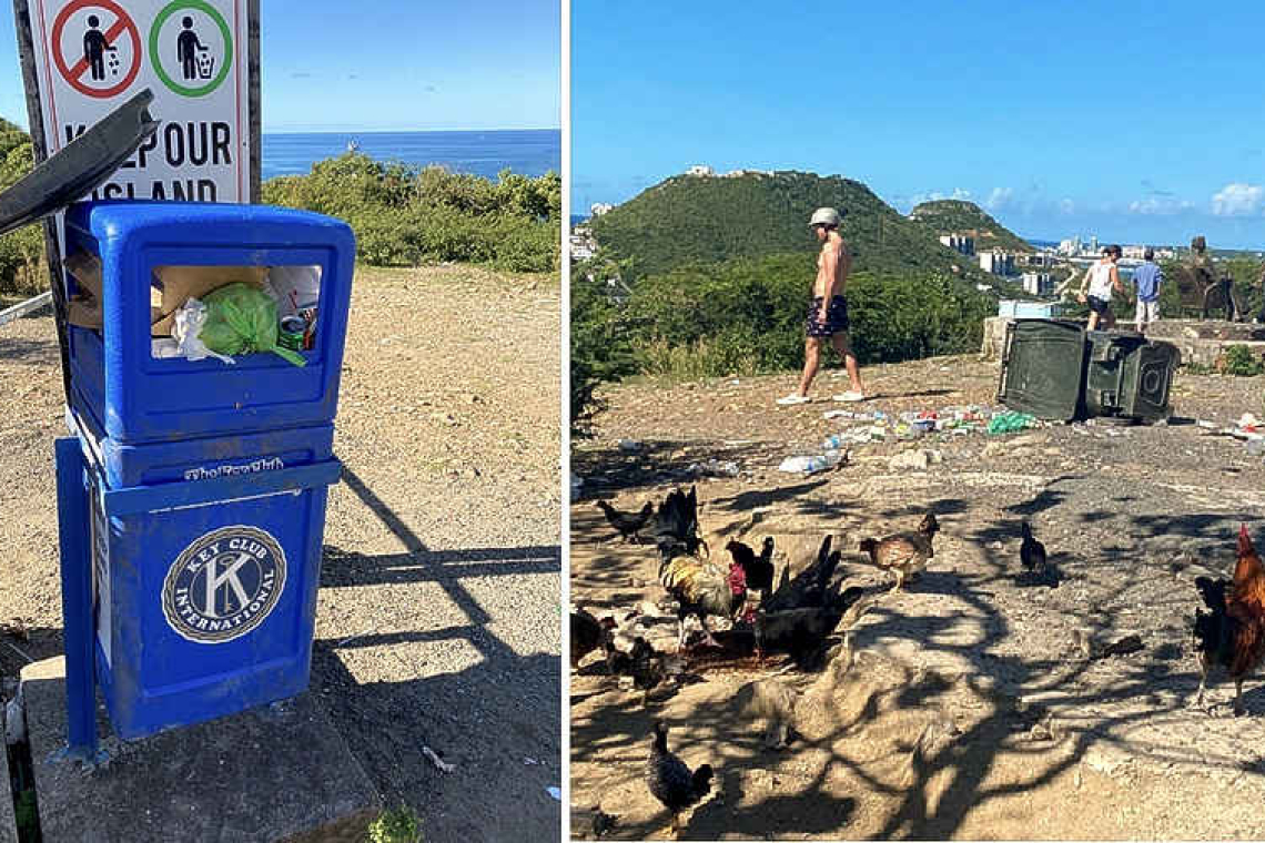 Animal Defenders St. Maarten urge  public to keep flagpole area clean