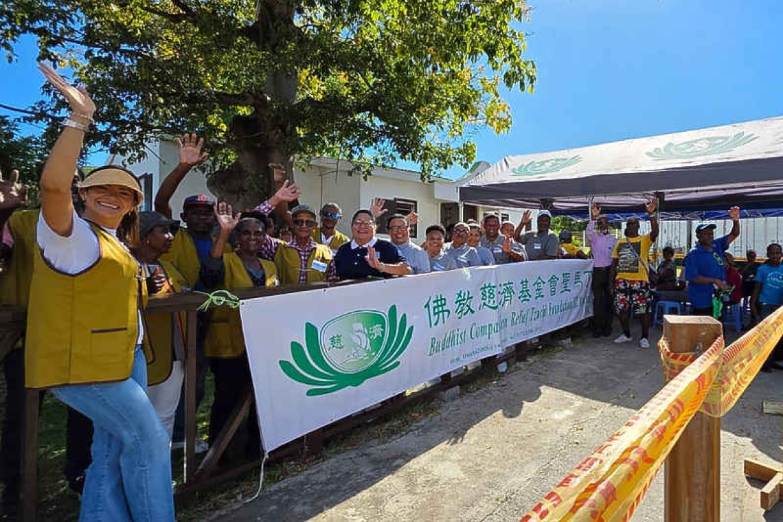    Tzu Chi donates to 160 families in last  2025 Cul De Sac relief distribution