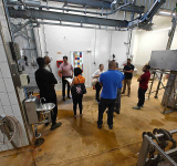 Refurbishing work to bring abattoir  up to standard is now completed