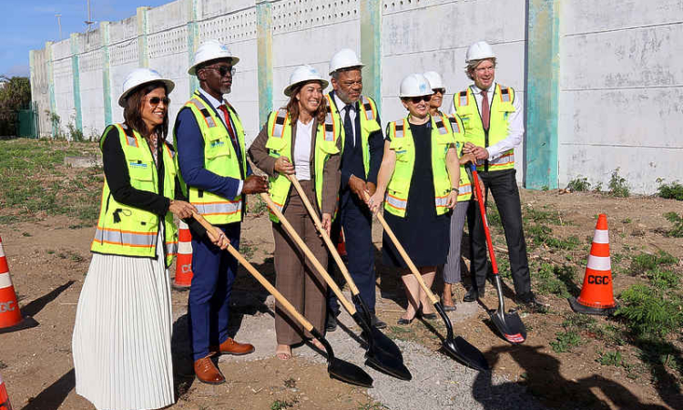 Construction of new Point Blanche  detention centre officially launched