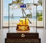 The .ai domain has surpassed  one million registered domains