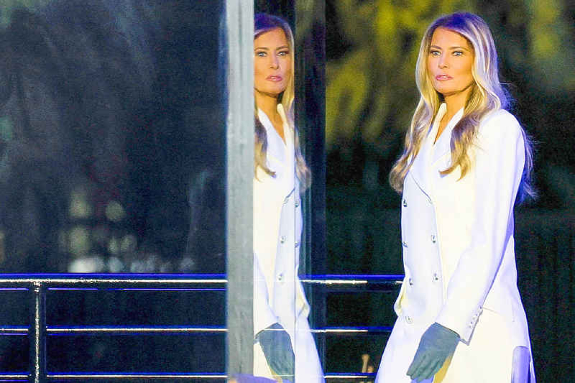 First lady Melania Trump previews new  film at private White House screening