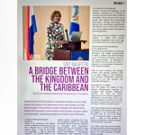 Minister Plenipotentiary Arrindell  featured in Diplomat Magazine