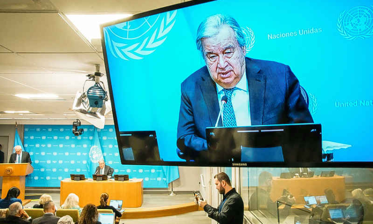 Targeting Trump, UN chief says global problems  will not be solved by one power 'calling the shots'