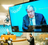 Targeting Trump, UN chief says global problems  will not be solved by one power 'calling the shots'