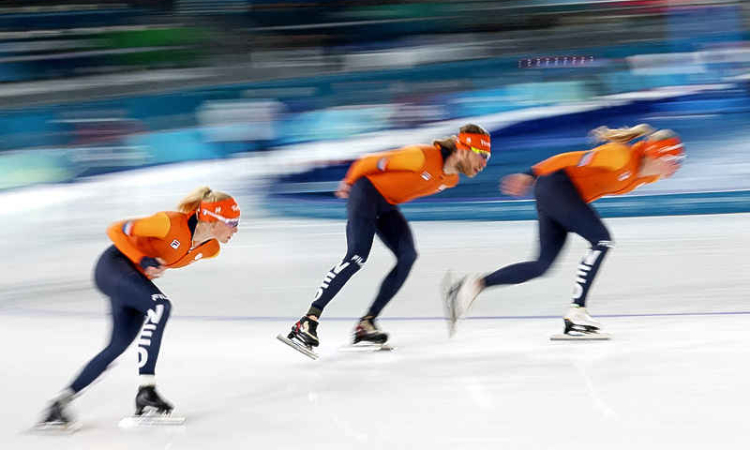 Netherlands' Leerdam channels expectations to win gold
