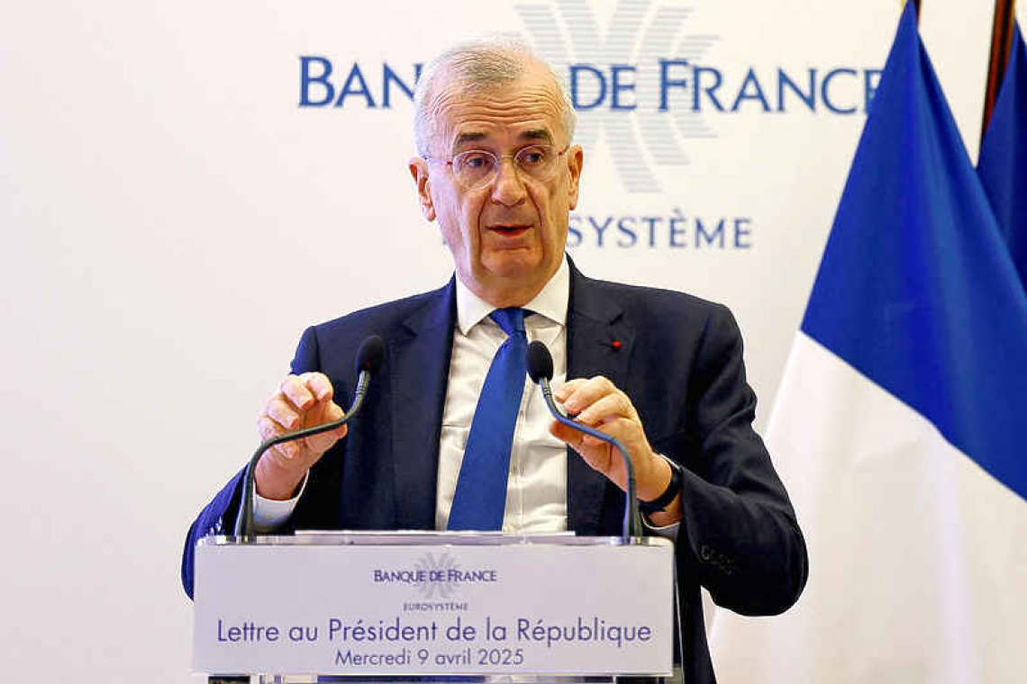 French central bank chief  Villeroy will leave early
