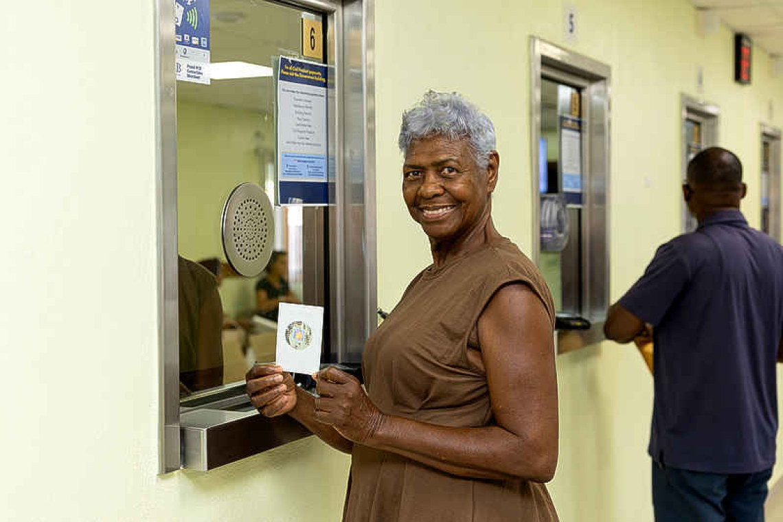    Seniors get priority service when  collecting motor vehicle stickers