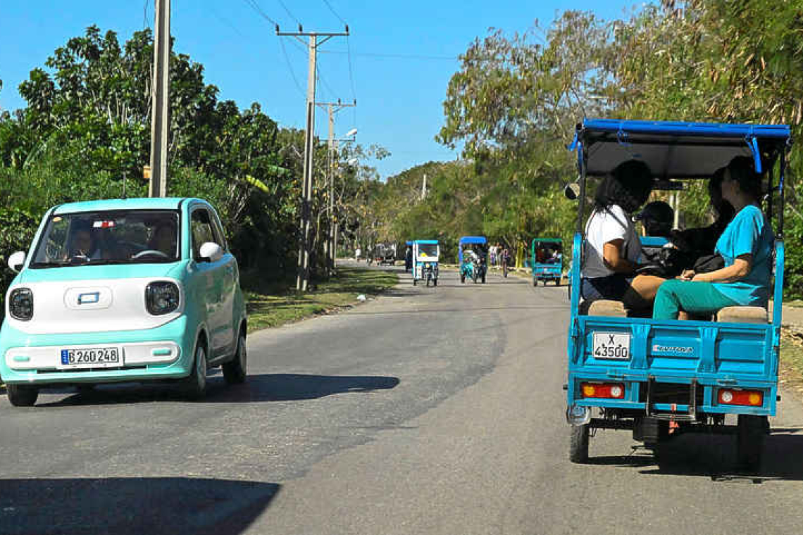       Cubans turn to electric vehicles  as US tightens oil blockade
