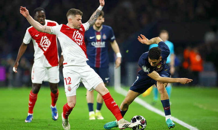 PSG see off late Monaco surge to advance in Champions League  