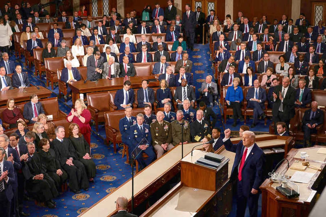 Trump touts economic record in State of the Union