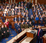 Trump touts economic record in State of the Union