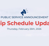 Ship Schedule Update