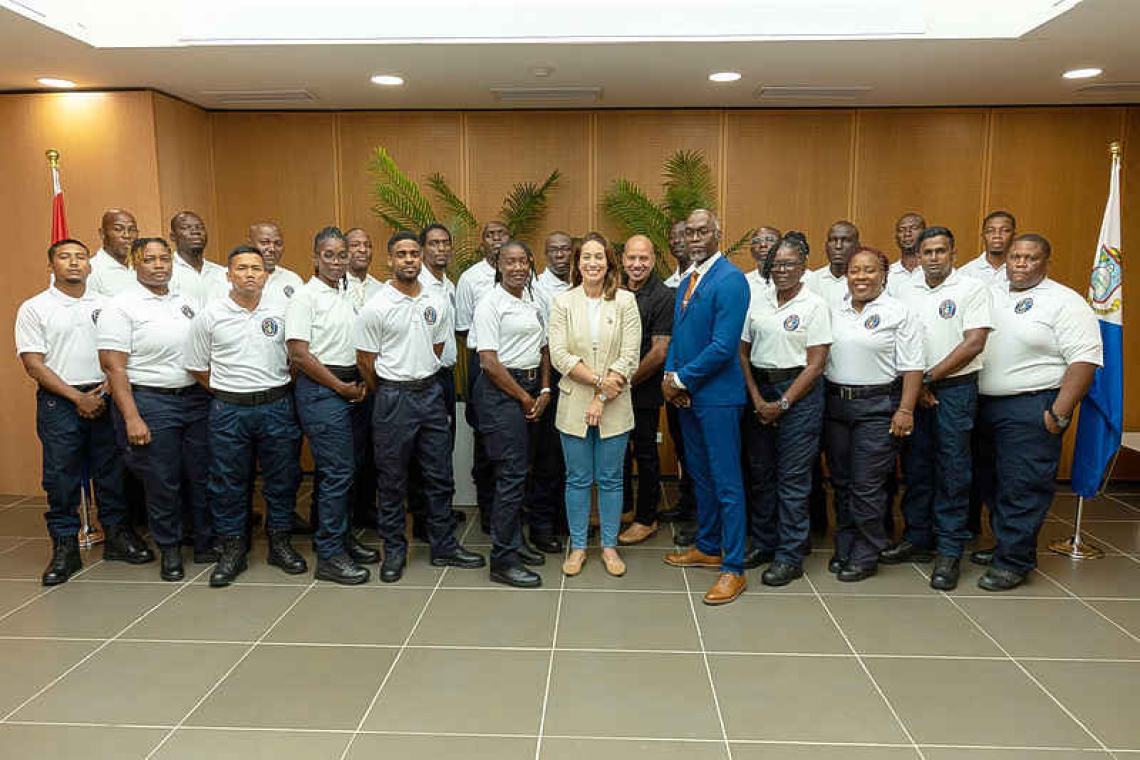 Local, Surinamese prison guards  sworn in to strengthen operations