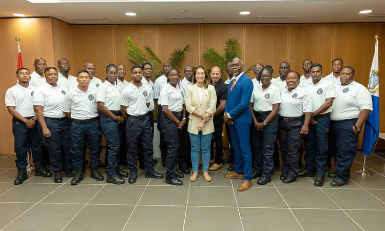 Local, Surinamese prison guards  sworn in to strengthen operations