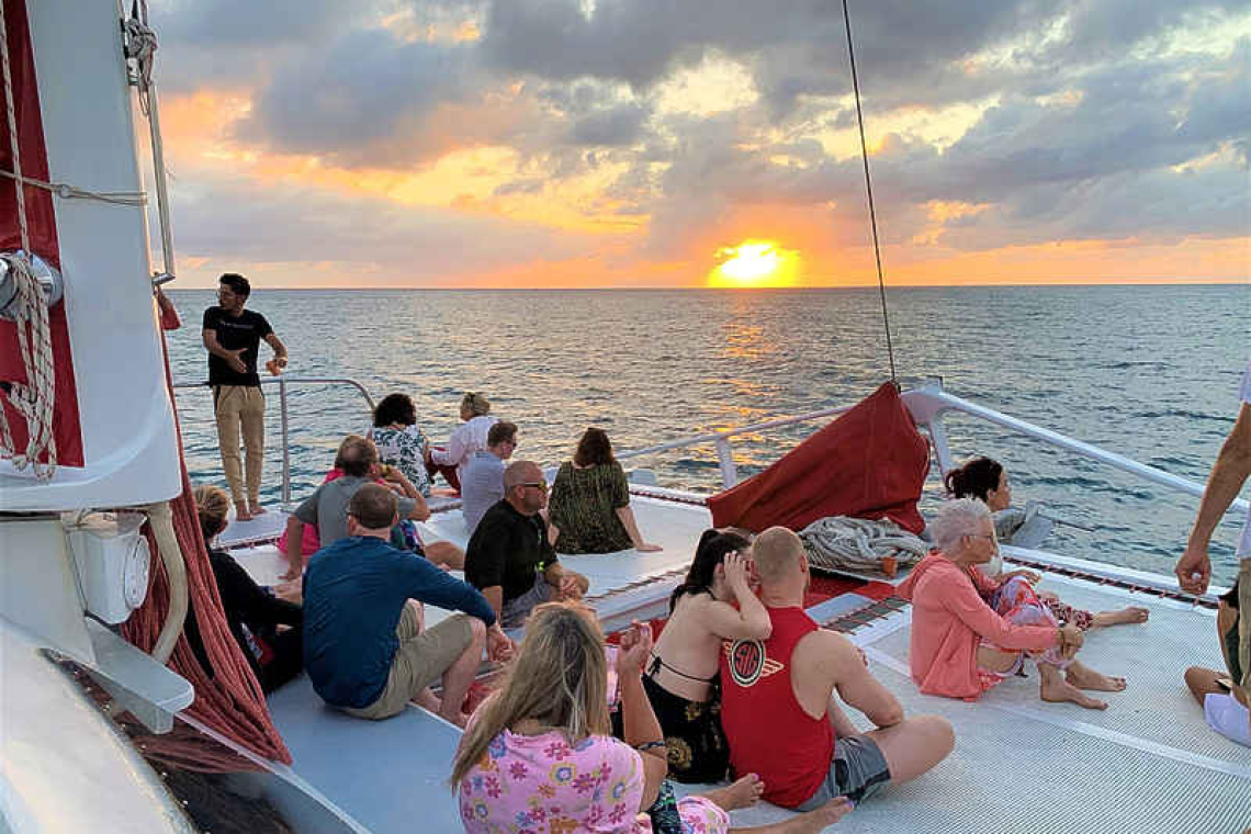 World stray animal sunset sail by Aqua Mania Adventures to support animal welfare organizations