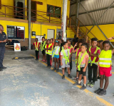 MYF groups visits  Statia fire Department