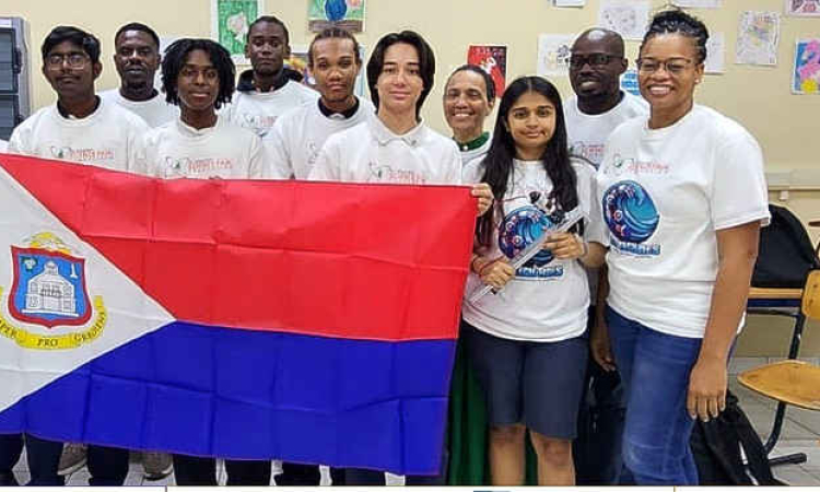 2 students selected to represent St. Maarten  at robotics challenge during Science Week
