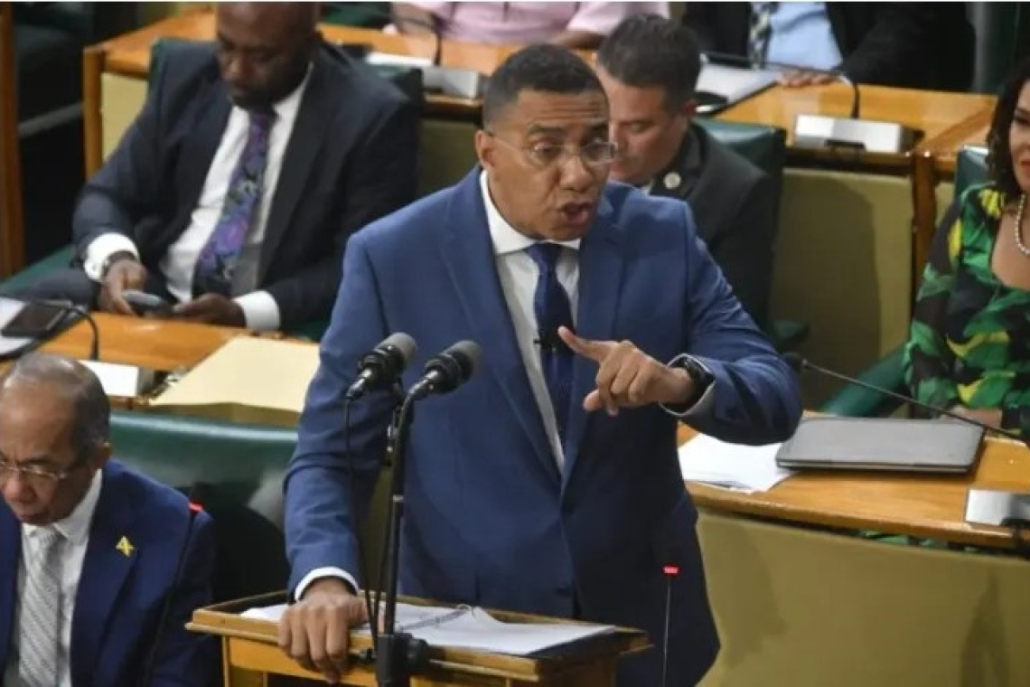 Budget Debate: Holness says Opposition MP told  him they couldn’t live without the salary increase