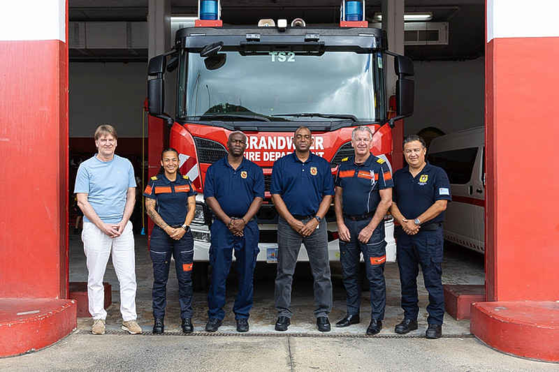 Fire Chiefs gather on St. Maarten  to bolster inter-island cooperation