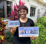       MF, V number plates now  available for collection   