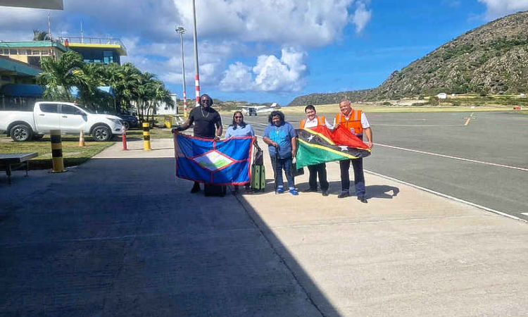 New Statia airline makes its  inaugural flight to St. Kitts
