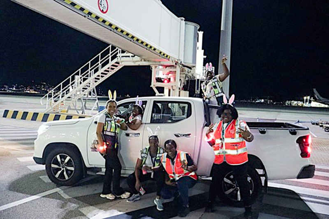 Glow-in-the-Dark Egg Hunt brings  brings festive spirit to PJIA runway