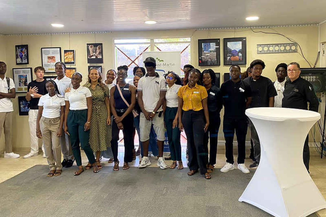 High school students draw inspiration  from the late photographer Martin Parr